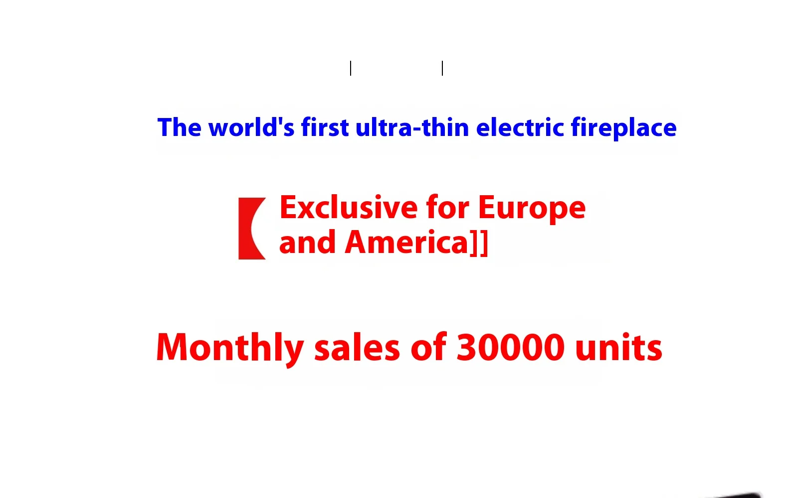 Electric Fireplace, 50-Inch, LED - detail 2