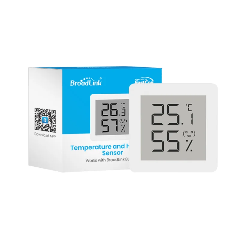 Indoor Outdoor Smart WiFi Wireless Thermometer Hygrometer with LCD Display