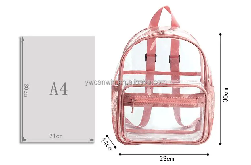  bisibuy World Map Compass Clear Backpack Stadium Approved Heavy  Duty PVC Transparent Backpacks Large See Through Bag for Work Travel Sports  Events Concerts : Electronics