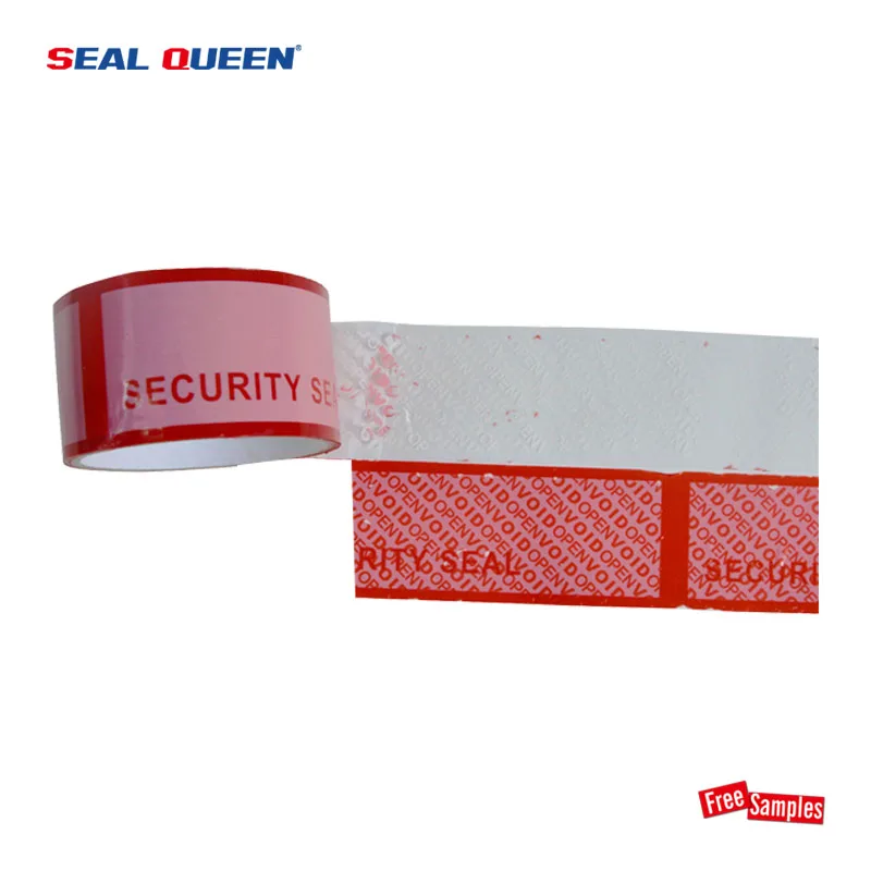 Customizable Removable Tamper Evident Security Seal Parcel Packing Tape Evidence Security Tape