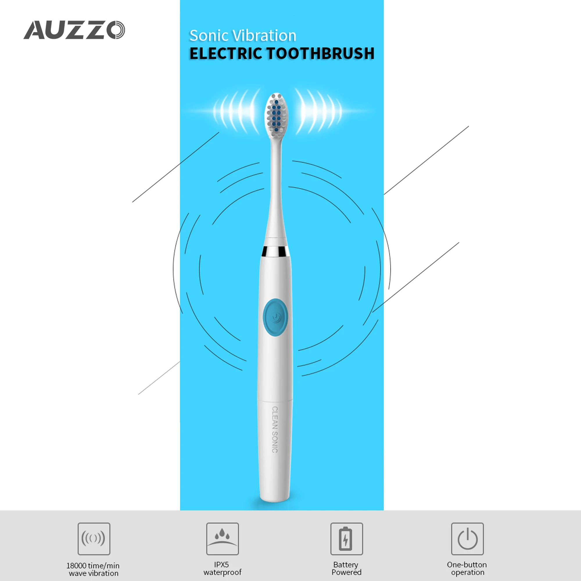 18000 Vibrationsfrequenz Batteriebetriebene Schallzahnbürste  Trockenbatterie Elektrische Zahnbürste| Alibaba.com