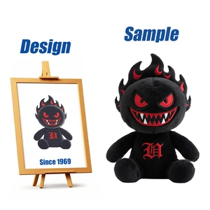 Shengye Design Your Own High Quality Custom Soft Plush Toy Halloween Dolls Cartoon Stuffed Holiday Fire Man Plushies Figure Toy