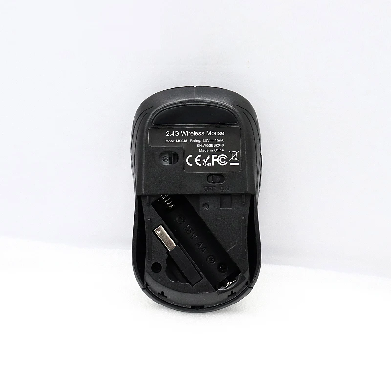 Новинка 2022, мышь с пользовательским логотипом, эргономичная мышь с кнопкой питания, игровая беспроводная мышь 2,4G