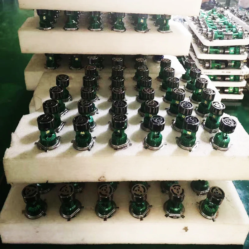 H4 светодиодными кристаллами CSP двигателя свет лампы светодиодные фары комплект для YAMAHA HONDA