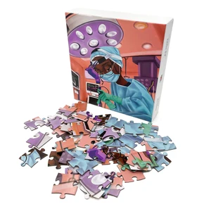 High-quality Operating Room Doctor Puzzle Animation Cartoon 48 Pieces Customized Jigsaw Puzzle for Children
