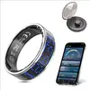 Silver smart ring-charging bin