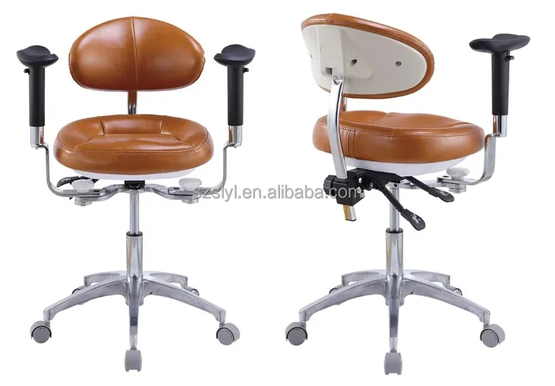 Ergonomic Dental Stool With Armrest Assistant Dentist Chair In Hospital ...