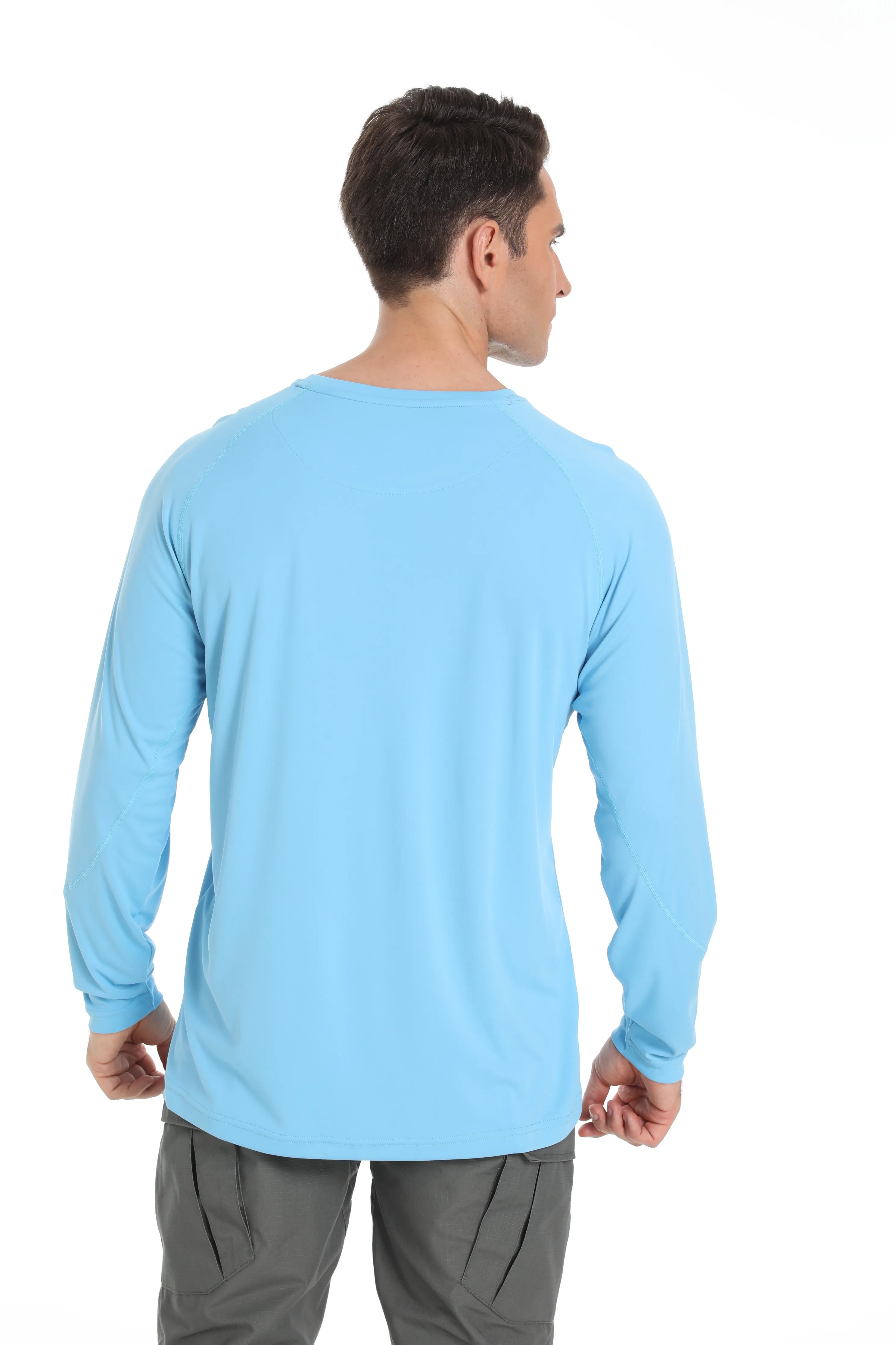 Custom Sublimation Performance Long Sleeve Fishing Shirts For Men Uv