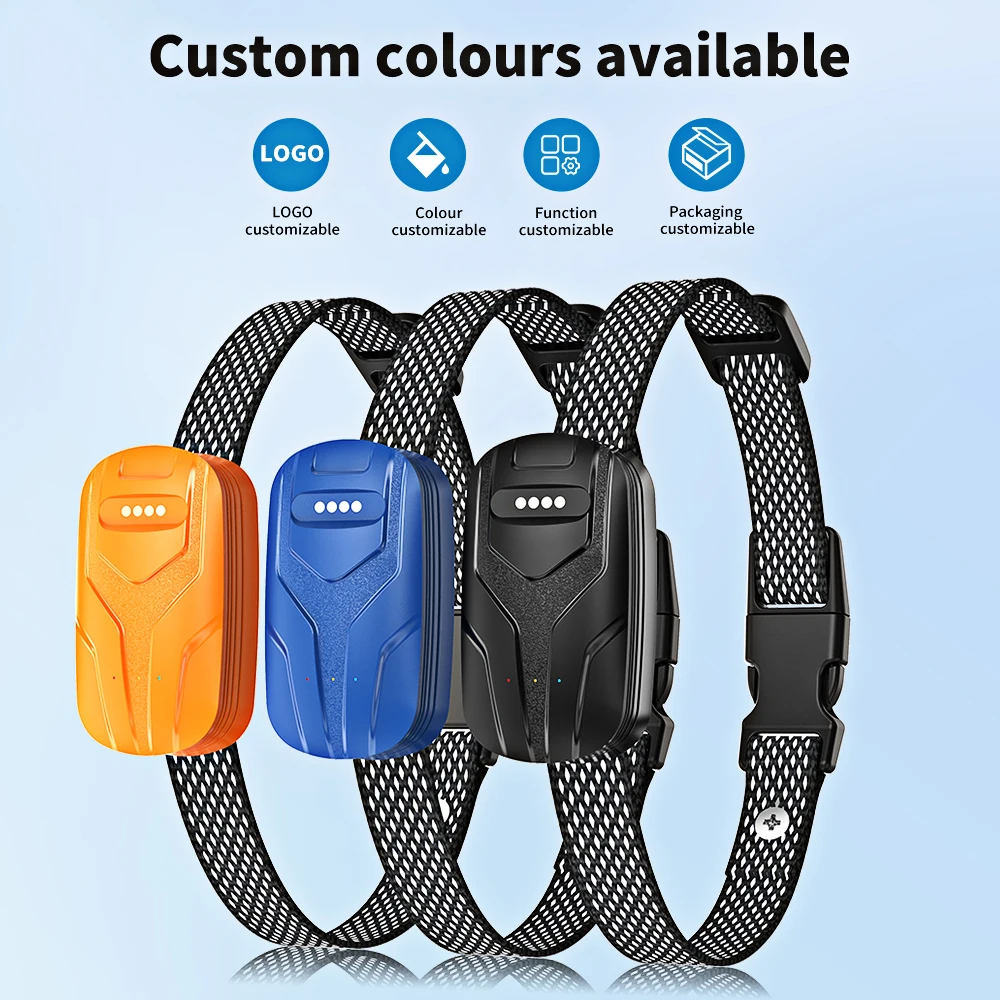 TIZE Waterproof Pet  tracker WiFi 4G Hound Gps Tracker Hunting Dog Gps Tracking Collar