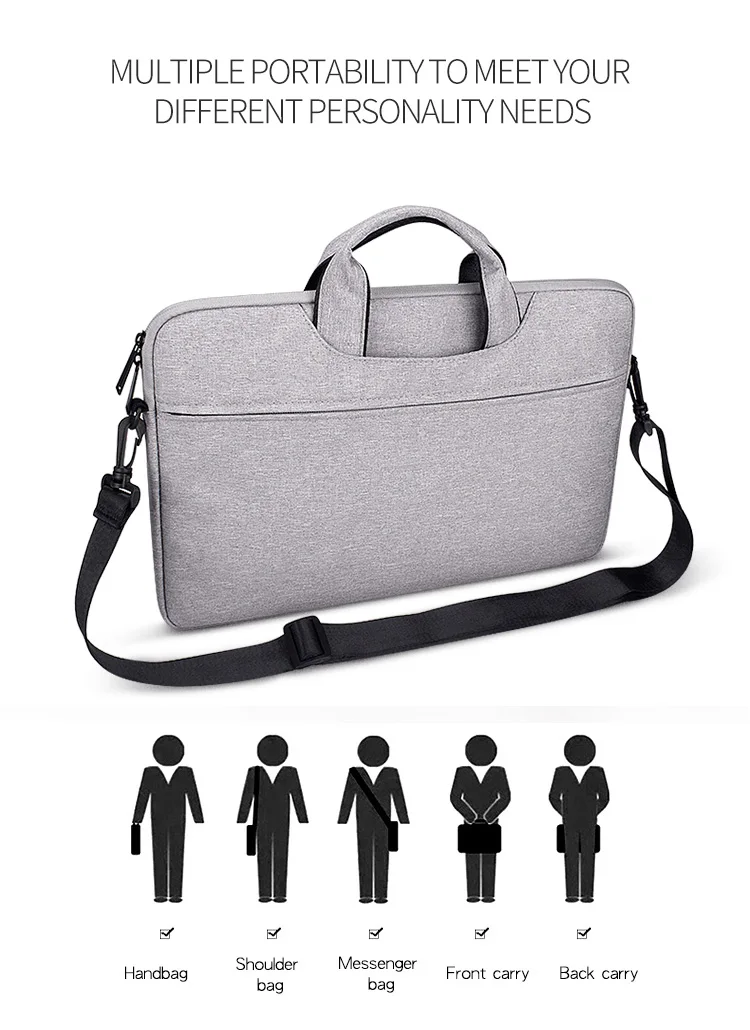 Портативный водонепроницаемый 13-15,6 дюймов Сумка для ноутбука, деловая, для офиса, ноутбук защитный чехол сумка для HP Dell ASUS Macbook
