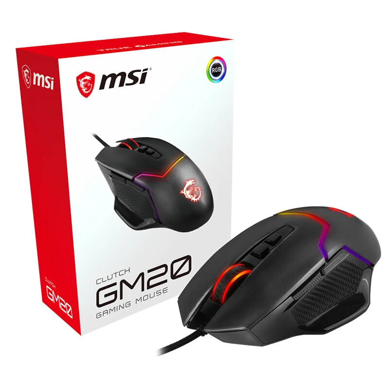 msi red dragon mouse