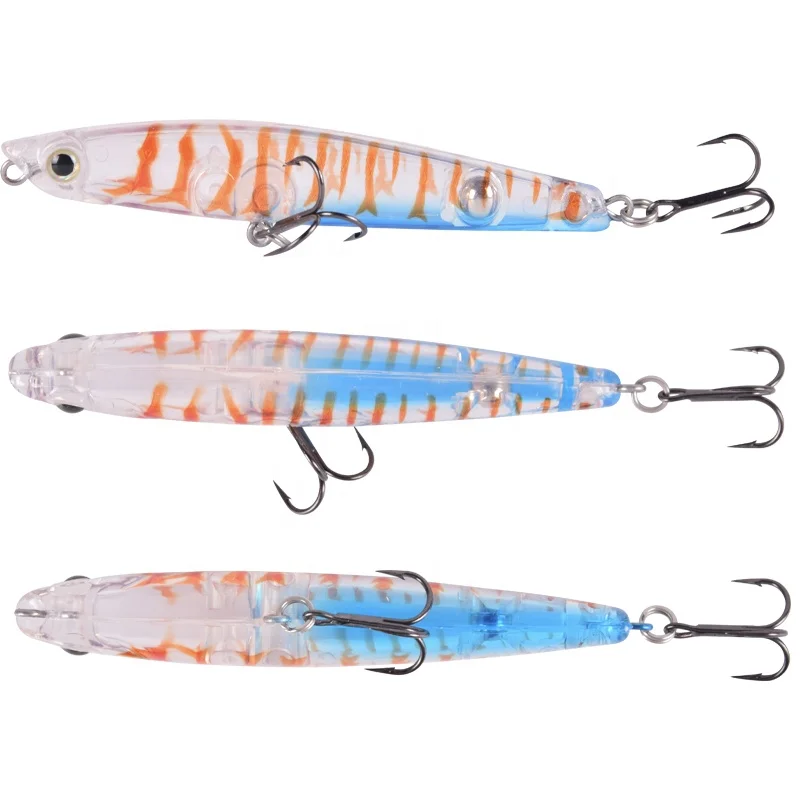 Floating Popper Lure Japan Hard Fishing Lures 3D Fish Eyes Fishing Pencil Bait Fishing Accessories Stick Bait Hard Lures Factory