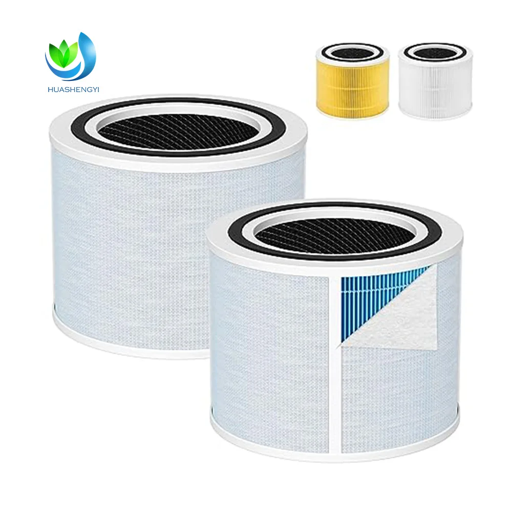 product replacement for custom core 300 air purifier pet allergy replacement filter 3 in 1 filter efficiency activated carbon 4 in 1-2