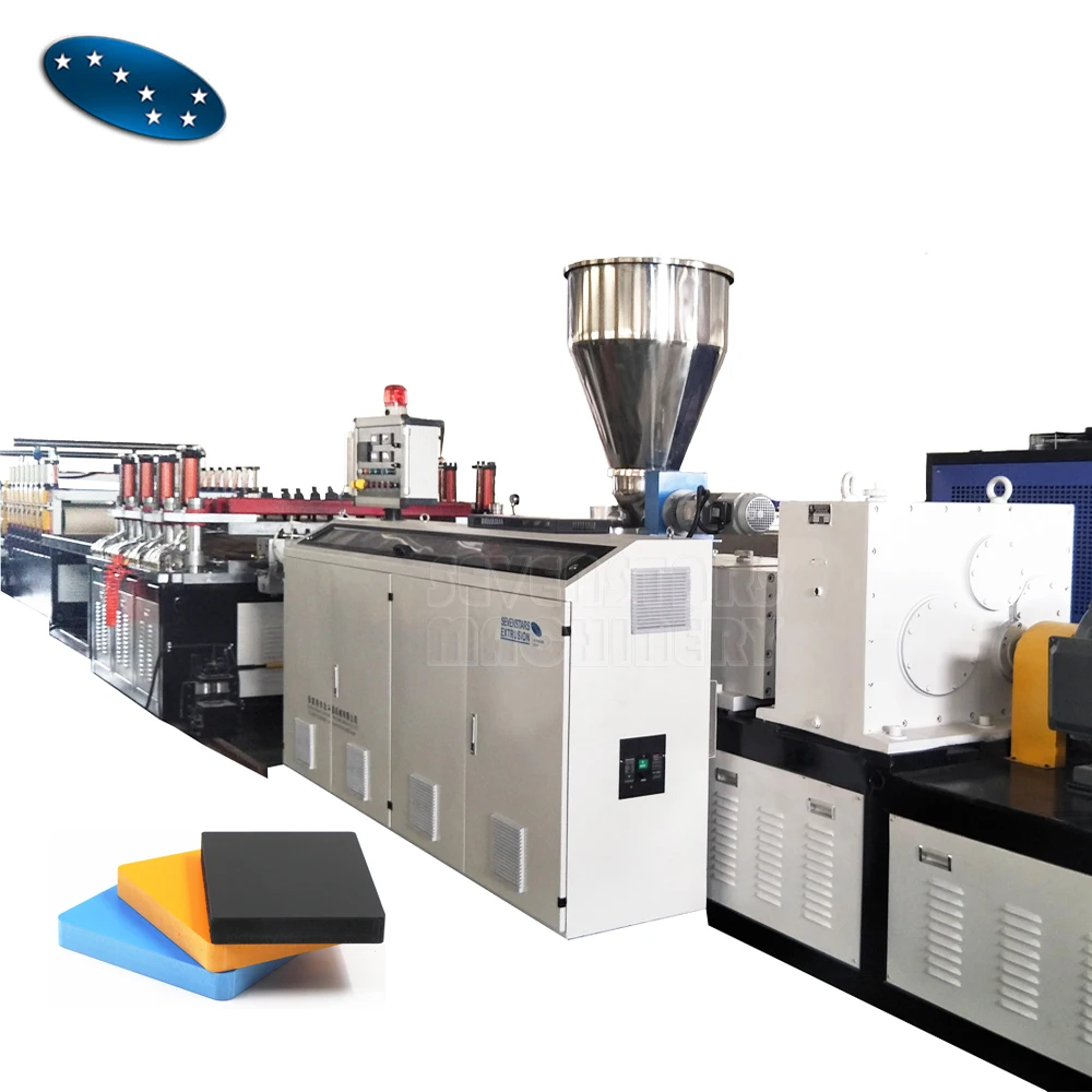 WPC PVC Skinned Foam Board Making Machine PVC Foam Sheet Production Line PVC Foam Panel Extrusion Line