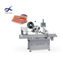 XT-2610 Automatic Horizontal Packaging Labeling Machine for Lipstick Tubes Small Round Bottle Sticker Labeler Machine
