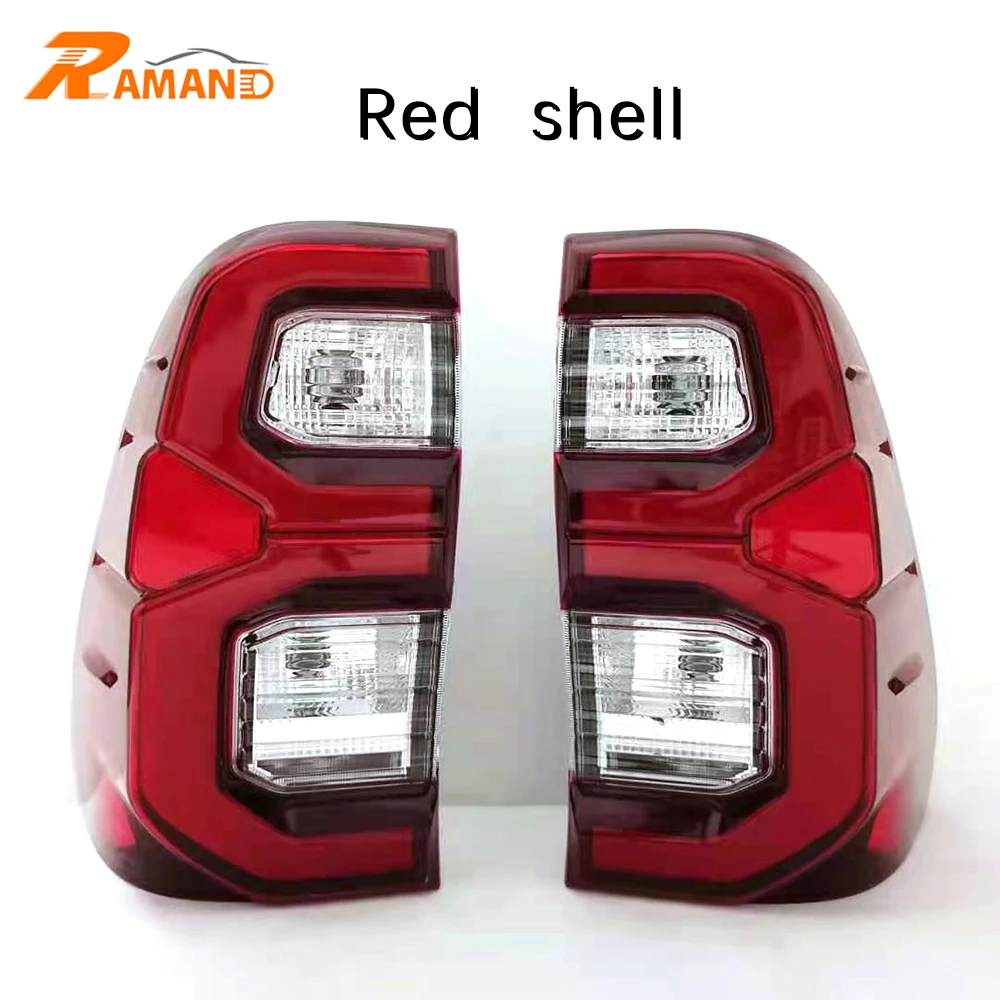 Factory Lamp New Items LED Tail Light for Hilux Revo Rocco 2015 2016 2017 2018 2019 2020  2021 Black Frame