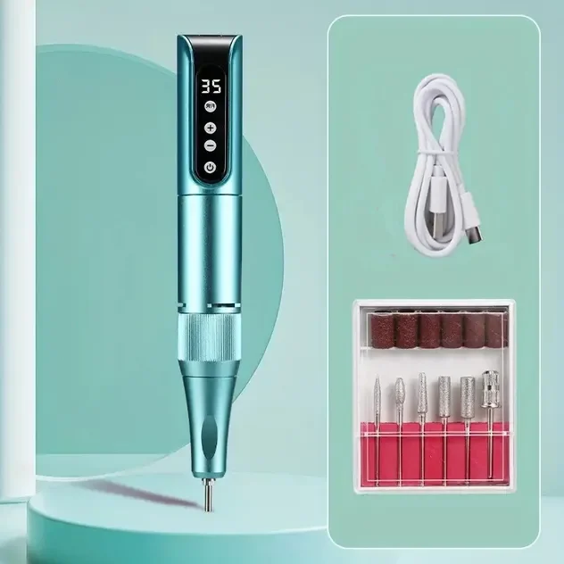 Duofu Professional High Power Gel Remover Pen Electric Nail Drill for Salon-Grade