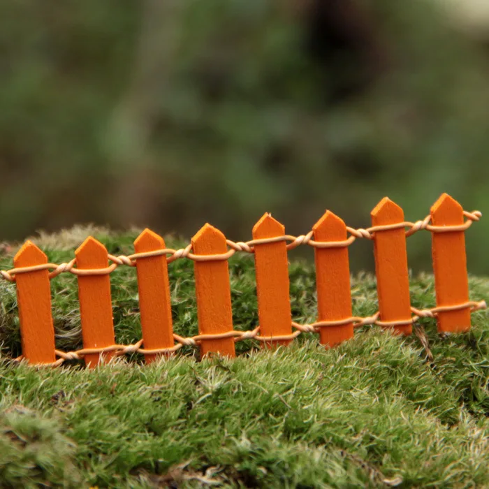 1 шт. красивый деревянный забор садовый орнамент аксессуары миниатюрное ремесло микро ландшафт сад «сделай сам» ферма садовые