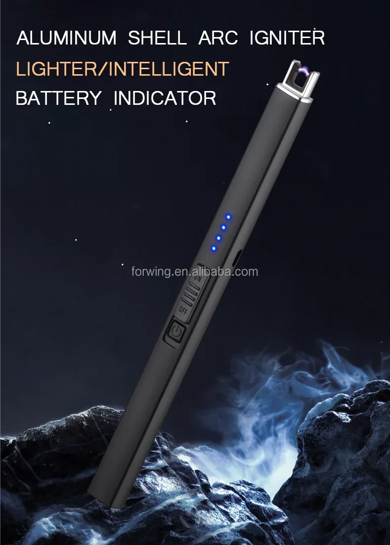 Hot Sale Rechargeable Usb Electric Plasma Candle Lighter Metal Bbq