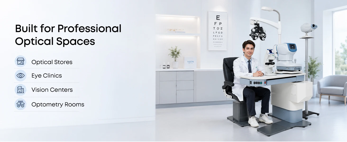 Ophthalmic Unit Chair and Stand TG-990 Professional Unidad Refraccion for Clinic and Hospital
