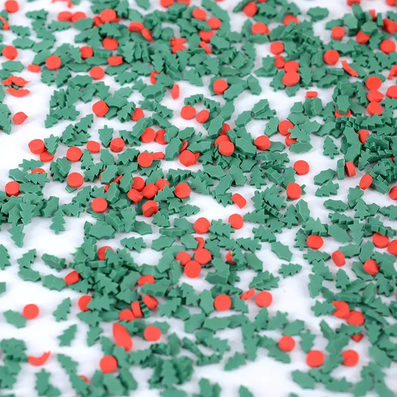 Polymer Clay Sprinkles christmas festival decoration DIY Filler Decor Accessories For Fluffy Cloud Clear Slime