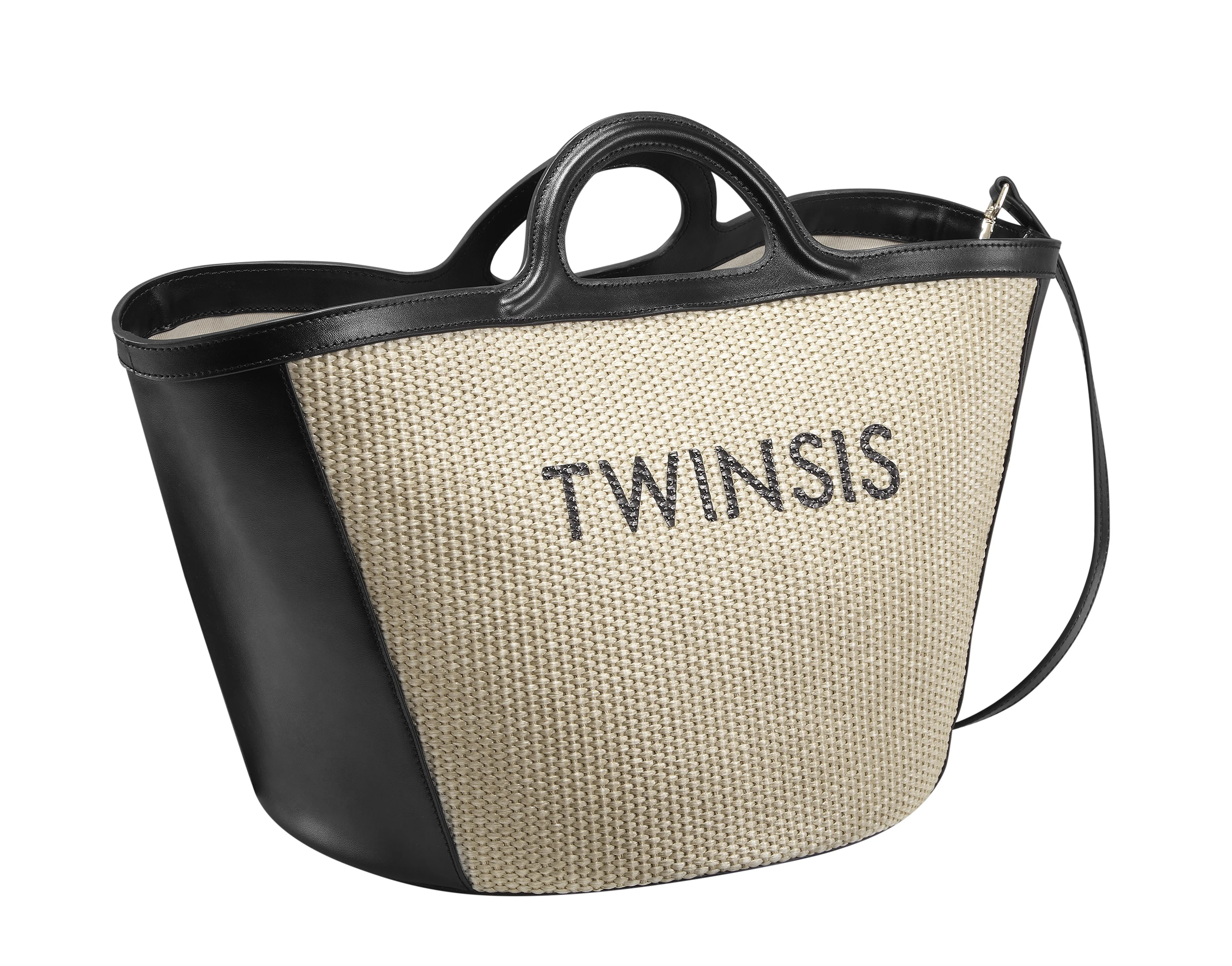 Custom High-Quality Fashionable Canvas  with Leather Trim Handbag for Women Portable  Essential