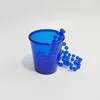 Collar de vasos de chupito azul