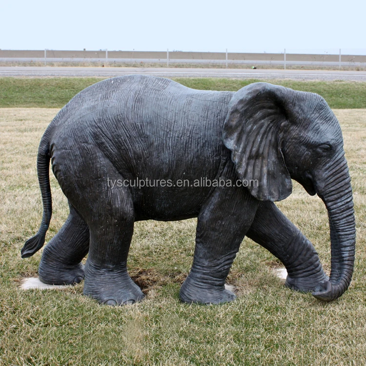 Large Size Metal Big Elephant Statue Cast Bronze Animal Elephant Sculpture