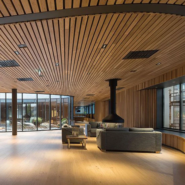 Ceiling Modern Hall  Soundproof Strip Fireproof Metal Aluminum Design False Ceiling for Hall