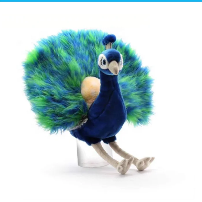 giant stuffed peacock