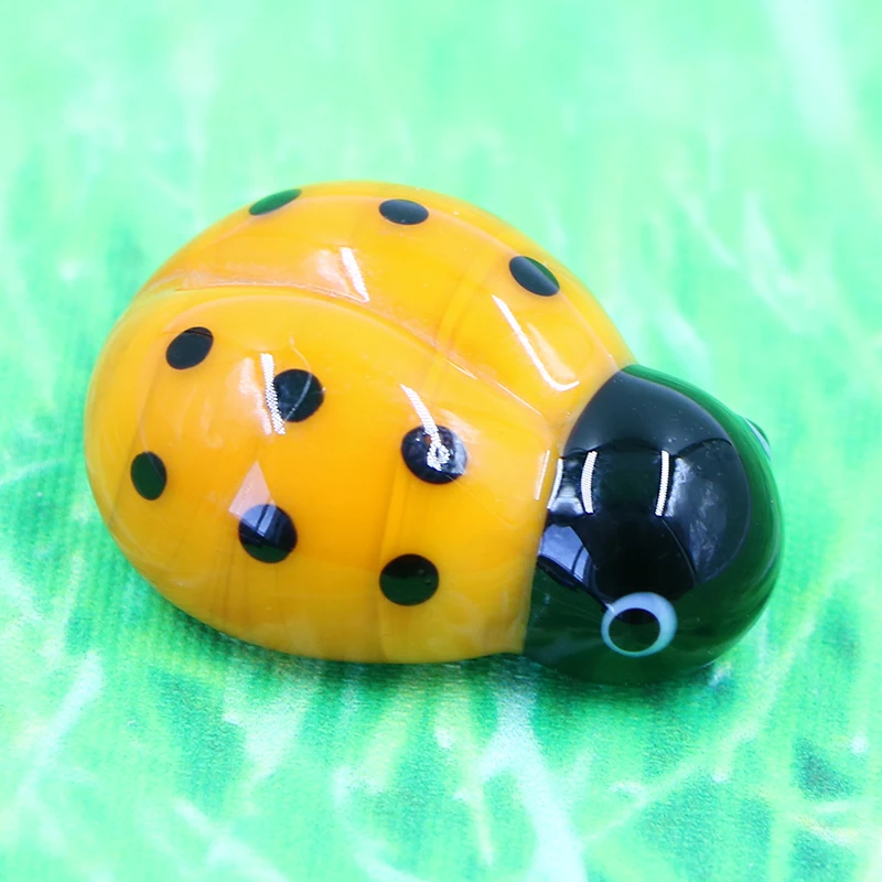 Custom Color  Murano Glass Figurine Ladybug Animal Murano Glass Home Decor