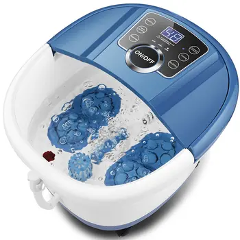Foot Spa Massager with Heat and Massage O2 Bubbles With Adjustable Temperature