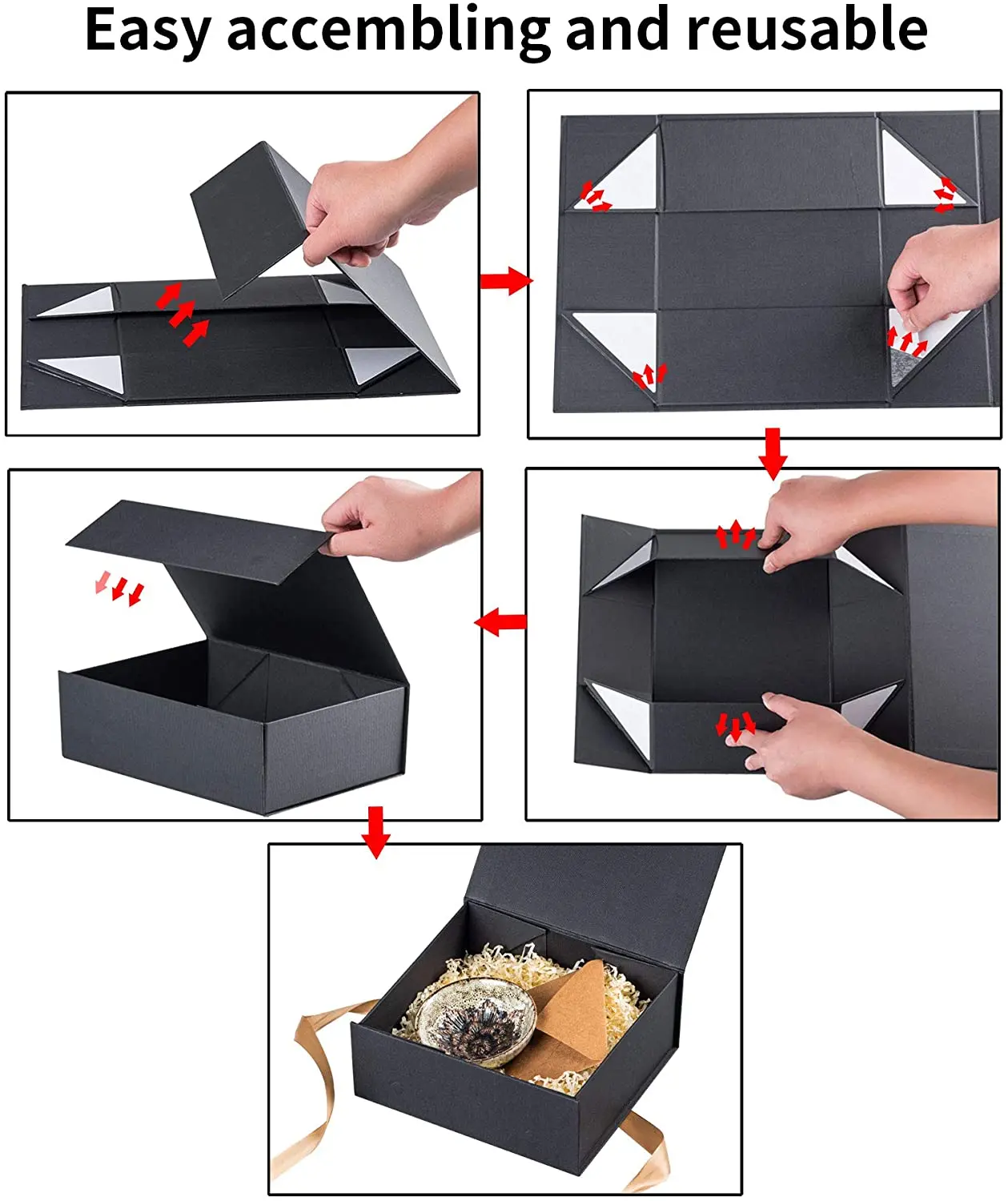 Custom Large Wide Brim Cap Era Fedora Hat Boxes Packaging Wholesale