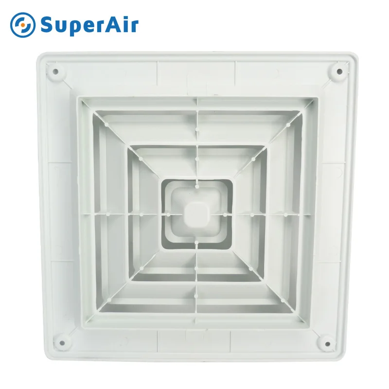 HVAC Supply Air Conditioning Ventilation Aluminum Square Ceiling Vent 4 ...