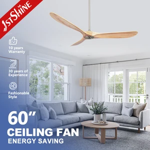 1stshine Ceiling Fan National Fancy Wooden Blades Smart Home APP Control OEM Ceiling Fan