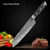 7inch cleaver knife black