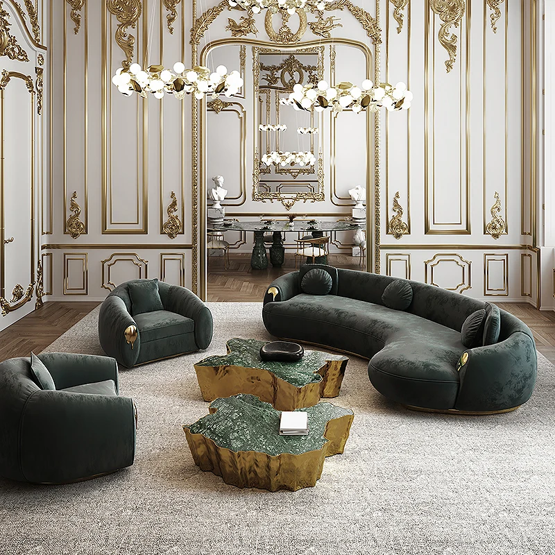 Modern Creative Design Tree Root Metal Coffee Table Luxury Living Room Stainless Steel Stump Coffee Table