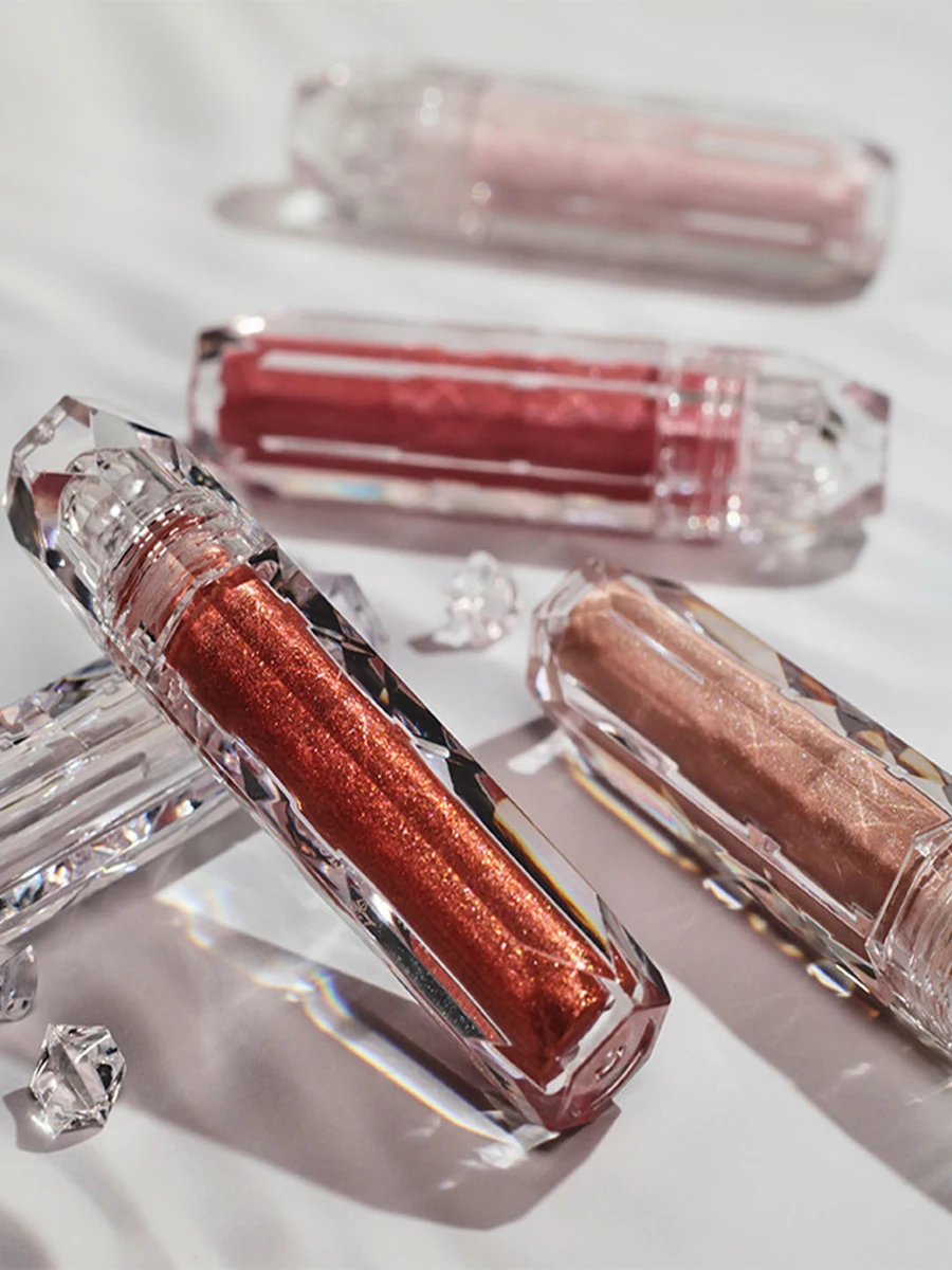 6 color waterproof liquid eye shadow cosmetics private label customization  makeup