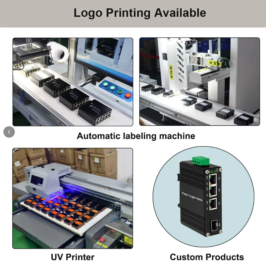 Gigabit Industrial PoE Injector High Power 802.3bt PoE Injector for Industrial Applications -40°C to 80°C