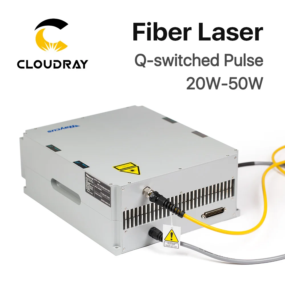 Cloudray Raycus Fiber Laser Source 20W 30W QS Overseas Version for Laser Engraver