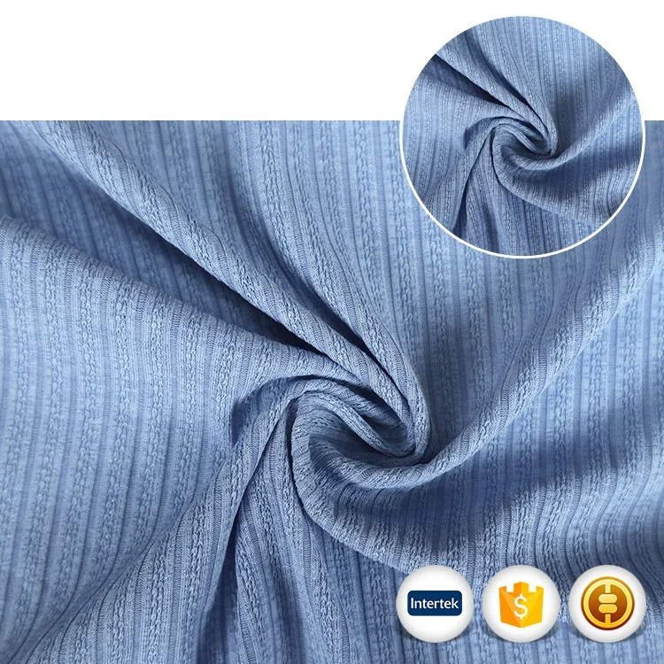 Eastsilk stoff хаки окрашенный поли спандекс трикотажный мужской костюм воротник в рубчик трикотажная ткань для muebles Поли Рубашка синяя