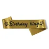 Gold+ black text-Birthday King