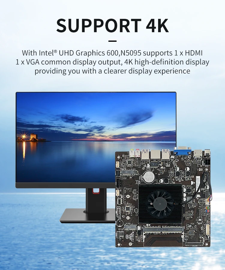 Jwipc Mini Itx Motherboard Ddr4 Intel Atom N5095 Gaming All In One