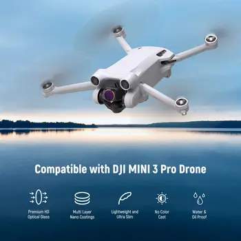 NEEWER  4 Pack ND2-ND32 (1-5 Stops)/ND64-ND512 (6-9 Stops)/CPL/UV  Drone Lens Filter Kits NEEWER Limited Variable ND Filter Kit detail image