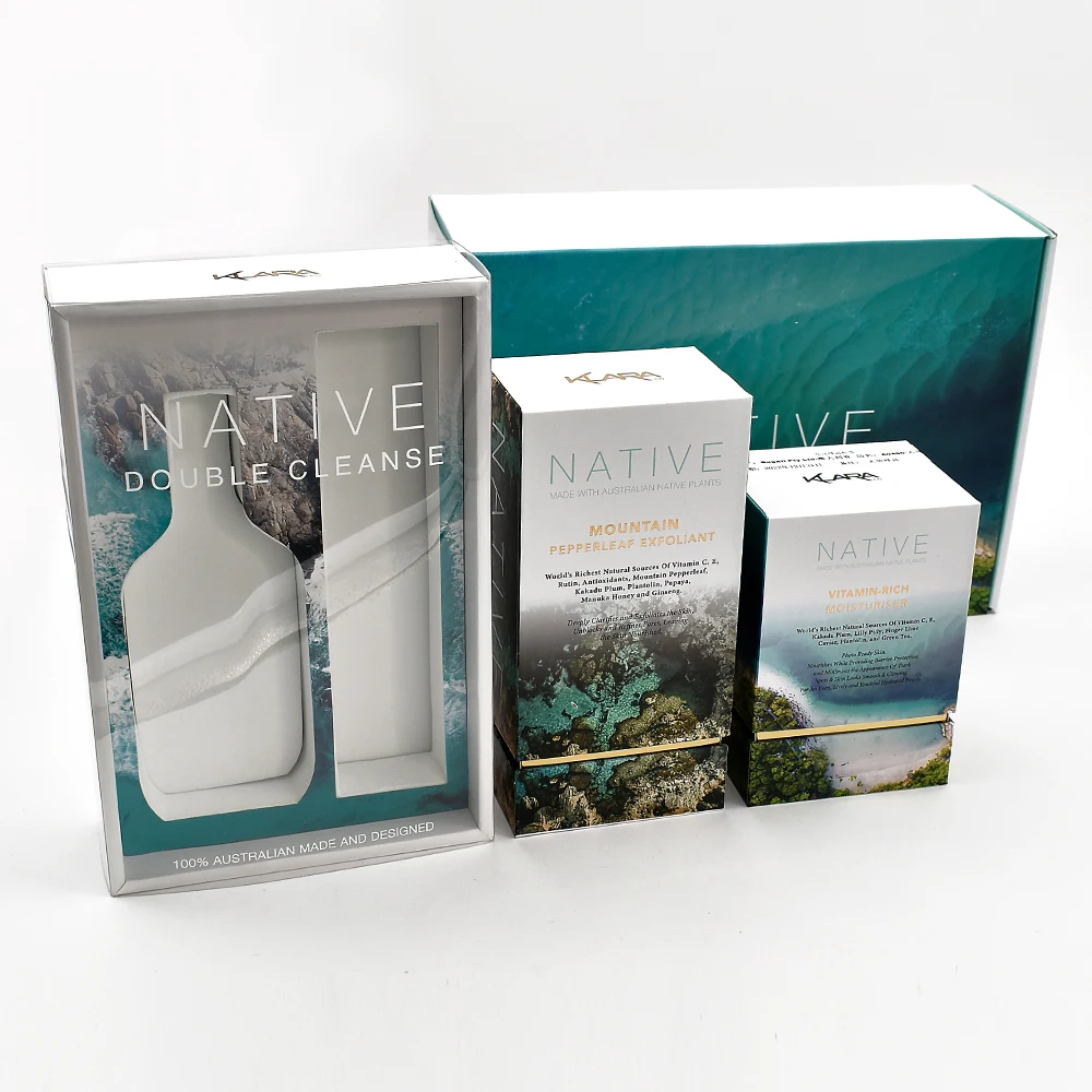 ISO9001 Custom Logo Luxury Cardboard Perfume Display Box Flower-Design Packaging for Cosmetics Paperboard Material Vanishing details