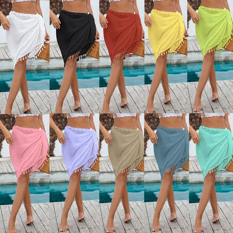 tassel sarong skirt