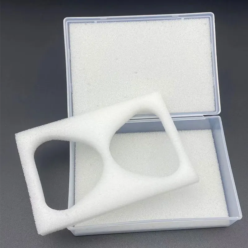 Plastic Tooth Model Box Lab Sponge False Teeth Transport Dental Delivery Box Denture Box