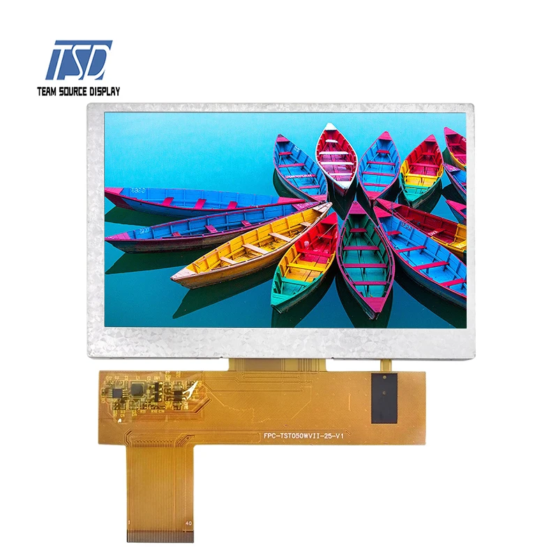 5 Inch 800x480 Resolution Transmissive IPS LCD DisplayTFT LCD Display Screen Module
