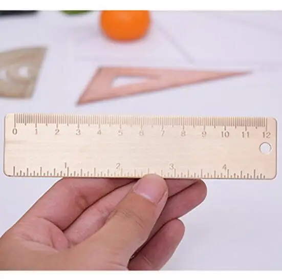 12cm Metal Ruler 2-Pack Brass Rulers - 12cm Dual Scale Measuring Rulers ...