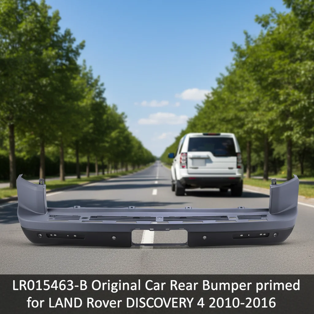 LR015463- B Factory Original OEM ODM Car Rear Bumper With Park Sensor Holes,primed for LAND Rover DISCOVERY 4 2010-2016